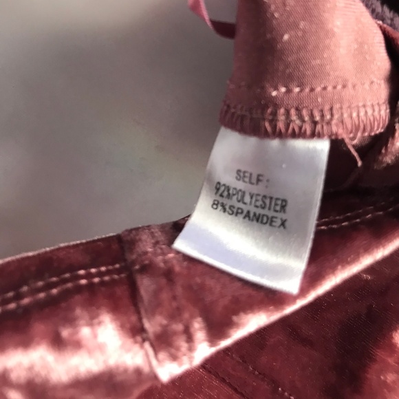 NWT Aliana | pink velvet top - Picture 4 of 8